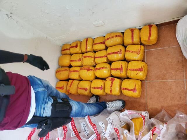 Decomisan 500 libras de marihuana en Santiago