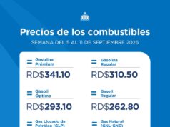 Gobierno congela combustibles y destina RD$1,294.5 millones en subsidios para contener las alzas internacionales Gobierno congela combustibles y destina RD$1,294.5 millones en subsidios para contener las alzas internacionales
