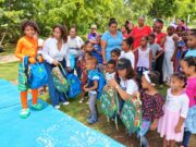 FEDART y Media Luna impactan a más de 50 niños de La Barquita con Operación Mochila 2026