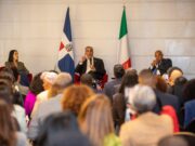 Presidente Abinader se reúne con la diáspora dominicana en Italia Presidente Abinader se reúne con la diáspora dominicana en Italia